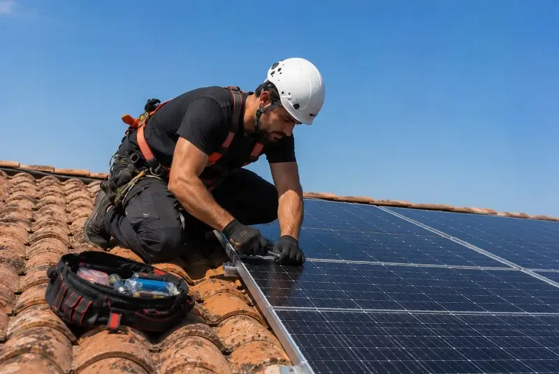 Maintenance et monitoring de panneaux solaires à Mollans-sur-Ouvèze
