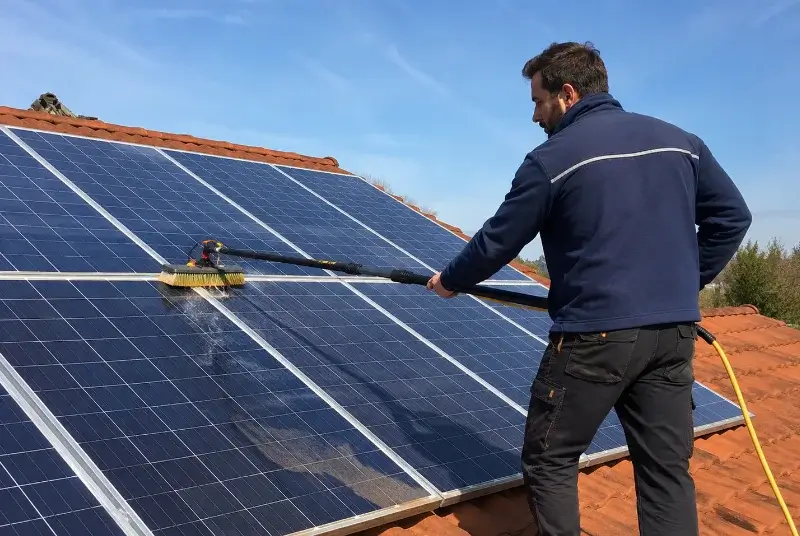 Nettoyage et entretien de panneaux solaires à Mollans-sur-Ouvèze